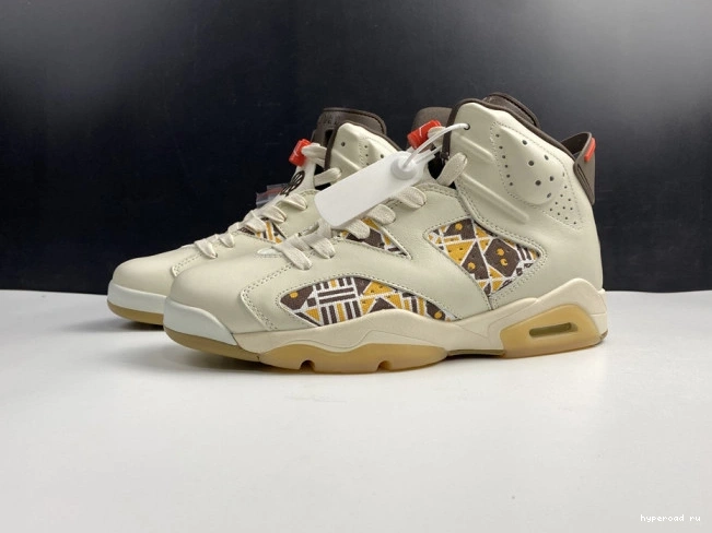 6 Brown Sail Jordan Retro AIR Quai54 (2020) CZ4152-100 0812